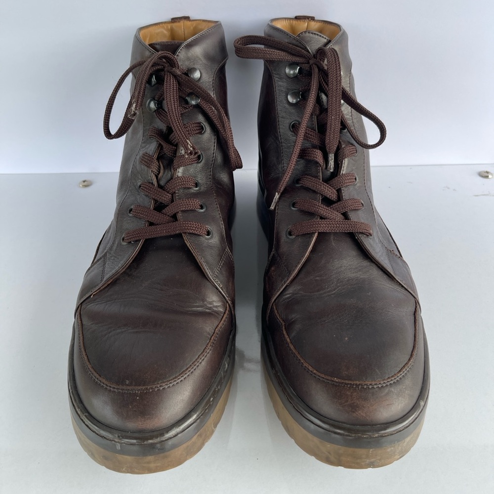 Louis Vuitton Men's Brown Leather Boots 10.5 - Picture 1 of 16